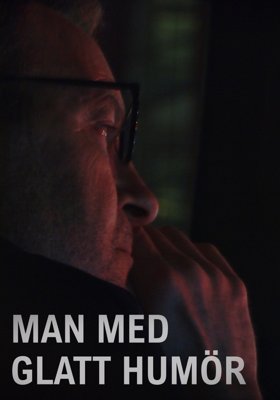 Man med glatt humör